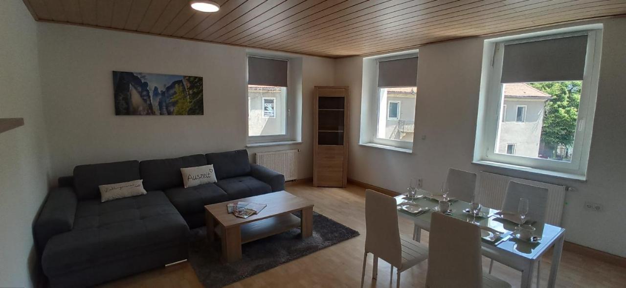 Ferienwohnung 2 Am Hofladen Hellendorf Bad Gottleuba Esterno foto